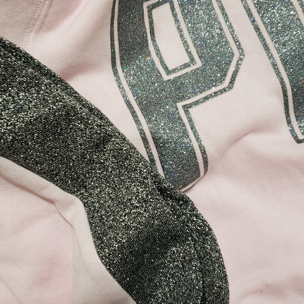 Vs pink bling glitter pullover S - Picture 2 of 8